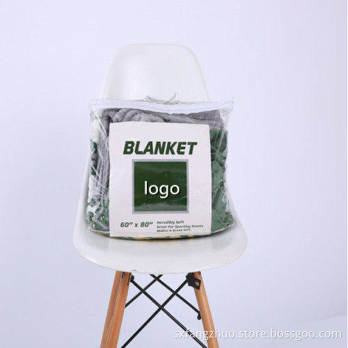 wholesale 100% polyester design customized micro flannel print blanket